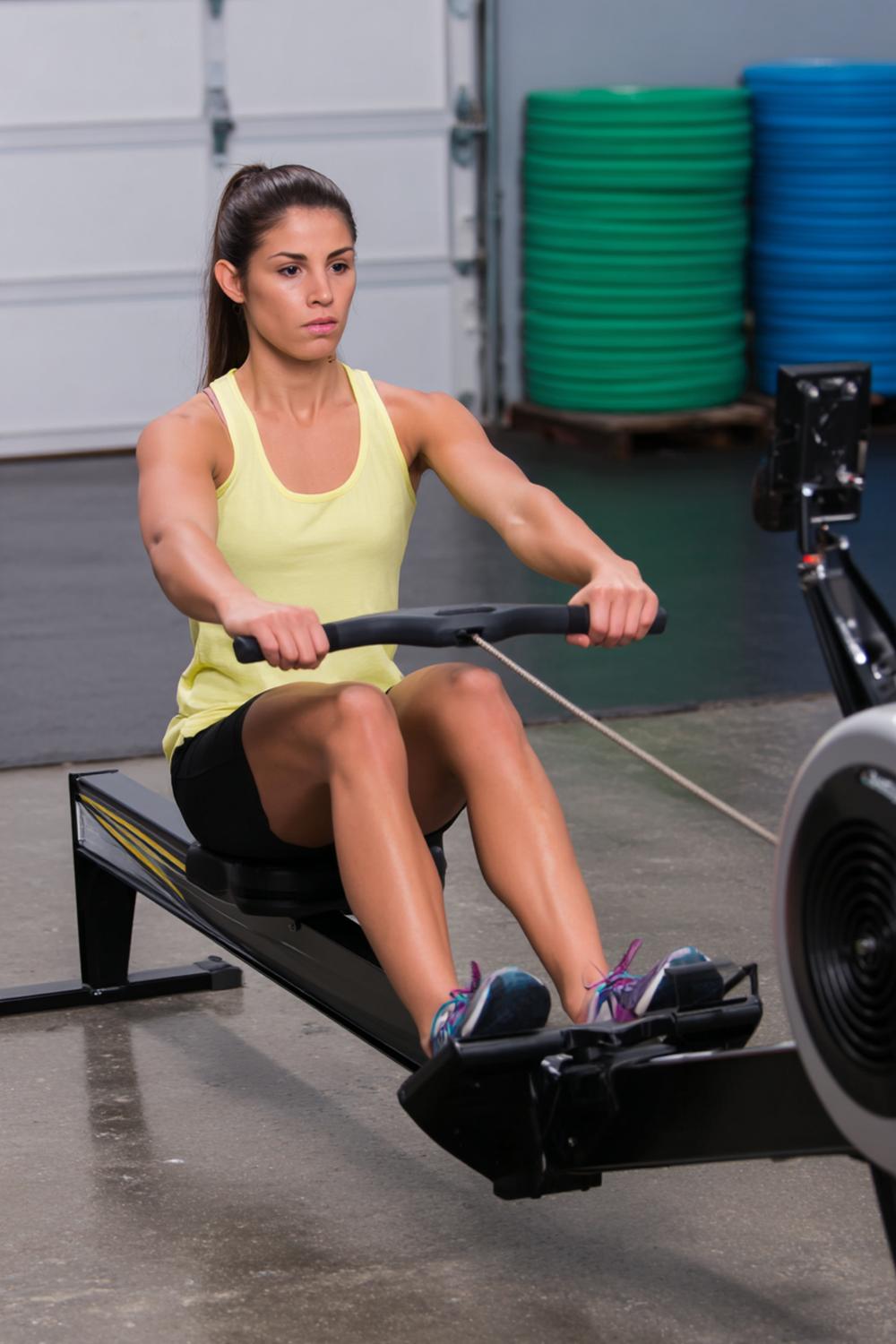 13. Minute Weight Loss Workout: Rowing Machine Power Strokes and Plank Holds
