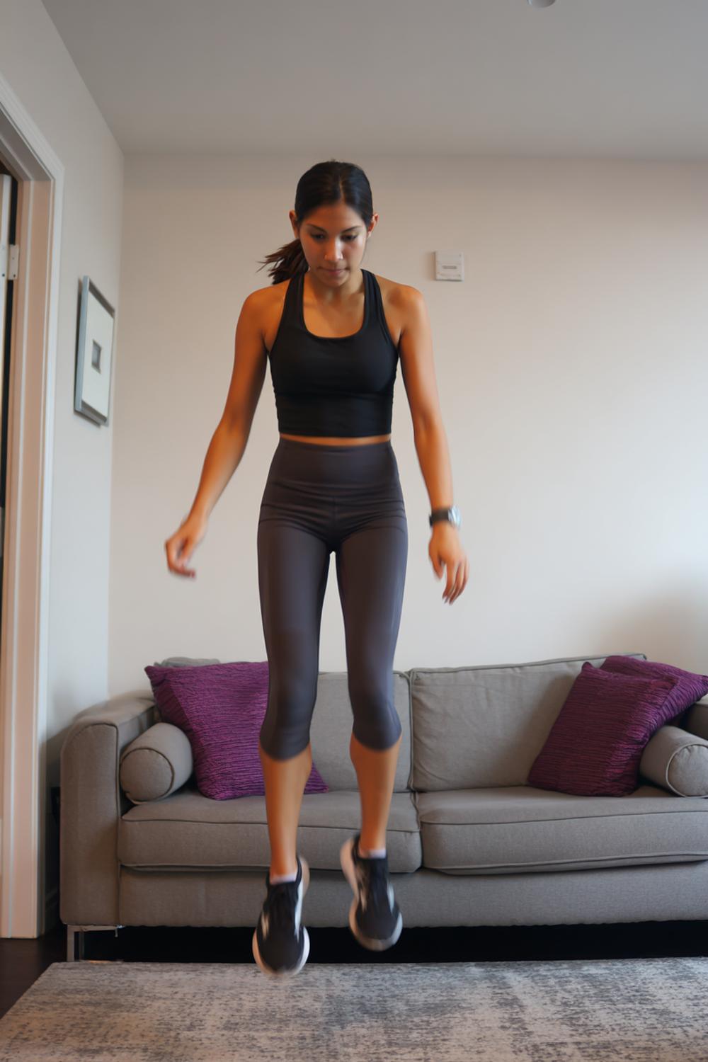2. Minute Weight Loss Workout: Quiet Apartment No-Jump Burner