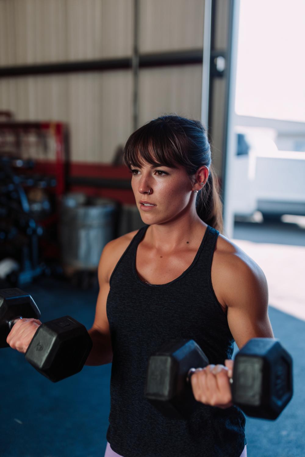 21. Minute Weight Loss Workout: EMOM Dumbbell Complex in a Mirror Corner