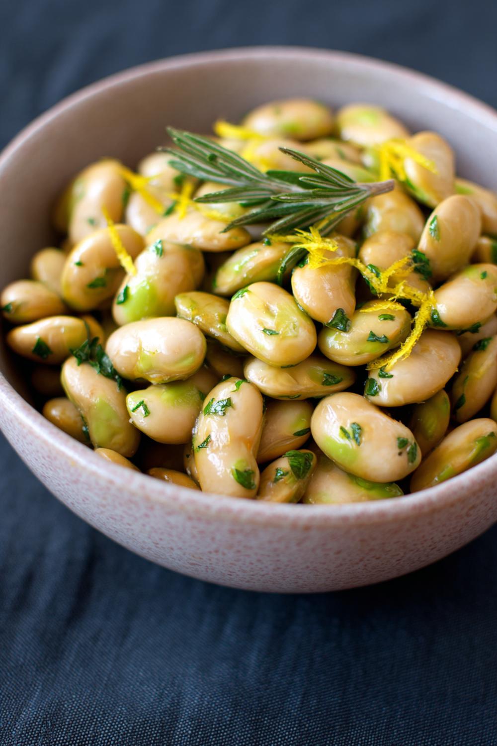 18. Roasted Fava Beans with Rosemary and Citrus Zest Dairy Free Protein Snacks 2026