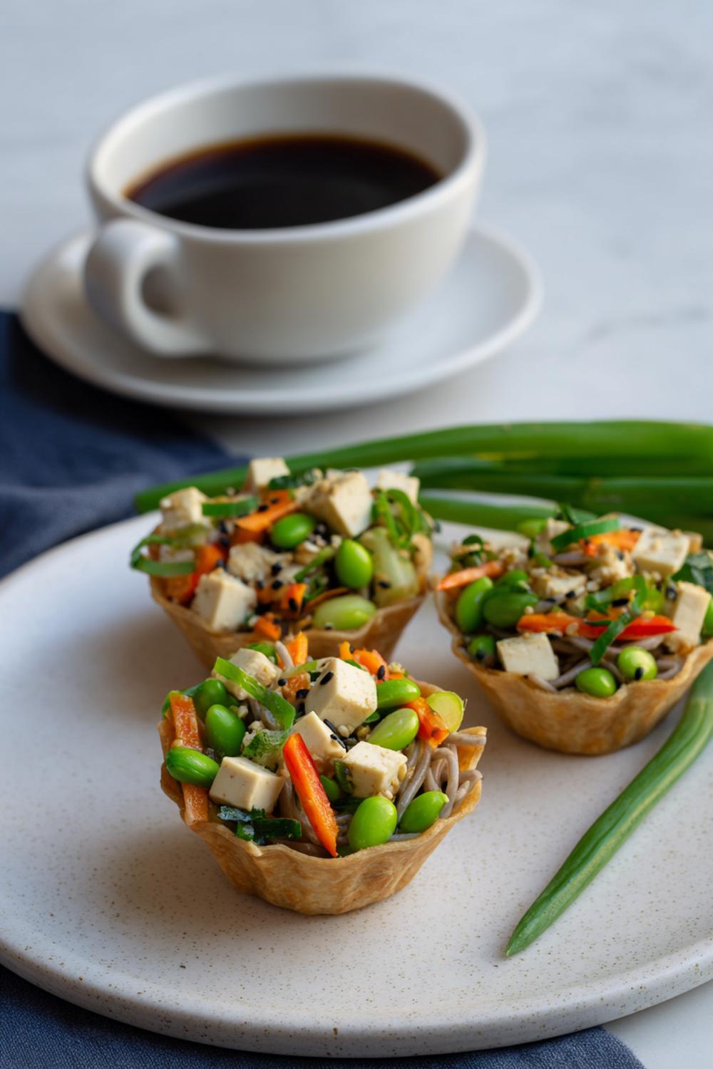25. Soba Noodle and Tofu Salad Cups with Sesame-Ginger Shine Dairy Free Protein Snacks 2026