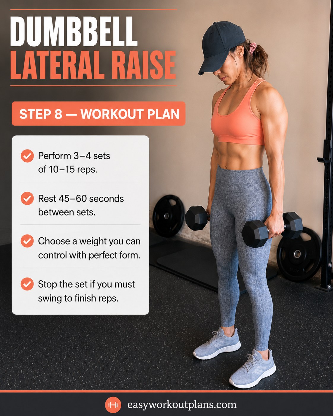 Dumbbell Arm Workout - How To Nail The Lateral Raise, Step