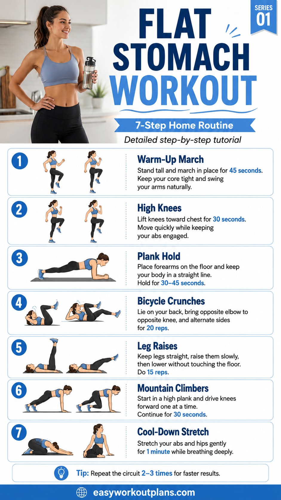 4 Flat Stomach Workout Routines You Can Actually Stick To
