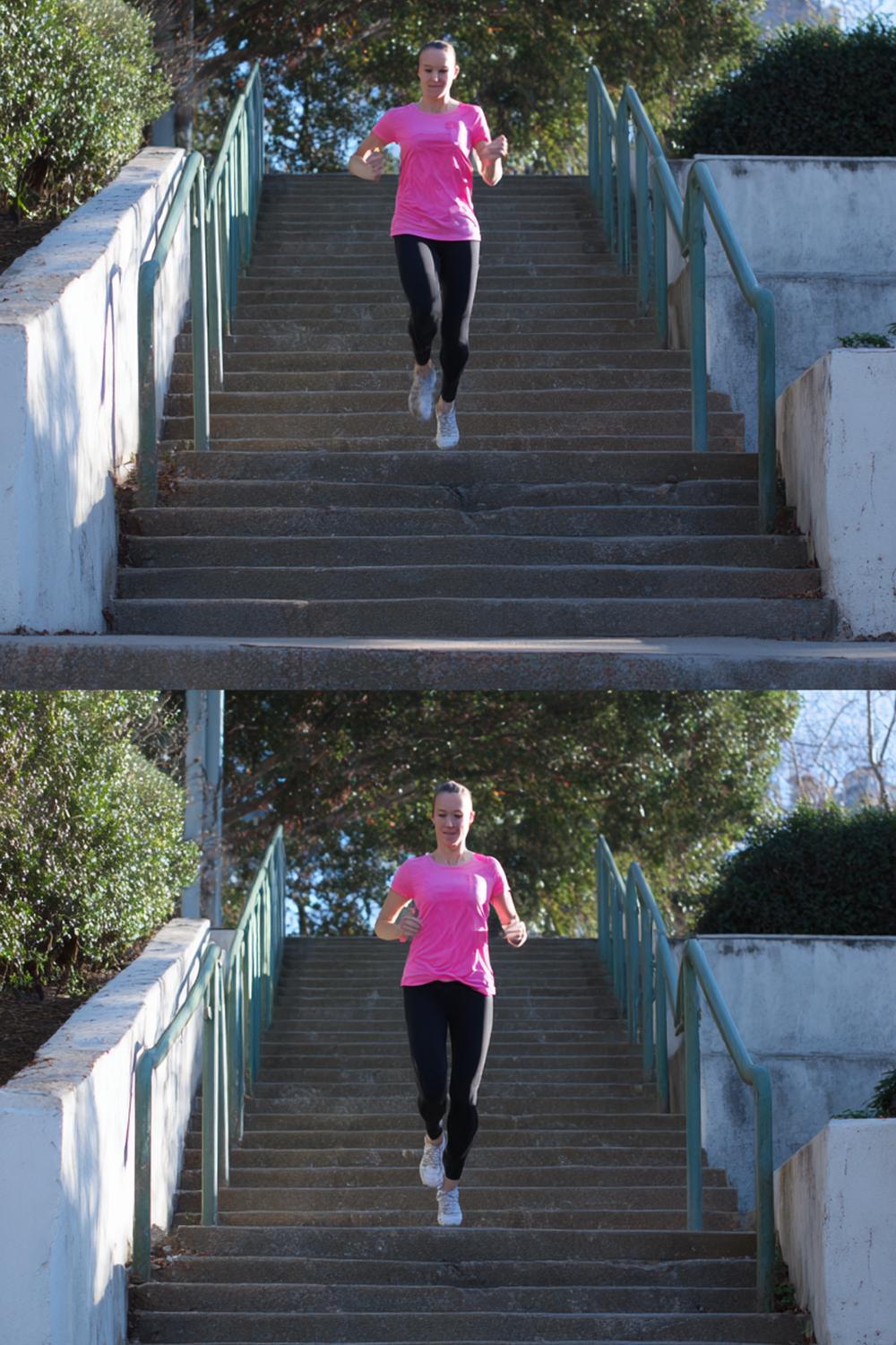 6. Full Body Weight Loss Routine: Outdoor Stair Routine With Bodyweight Strength Stops