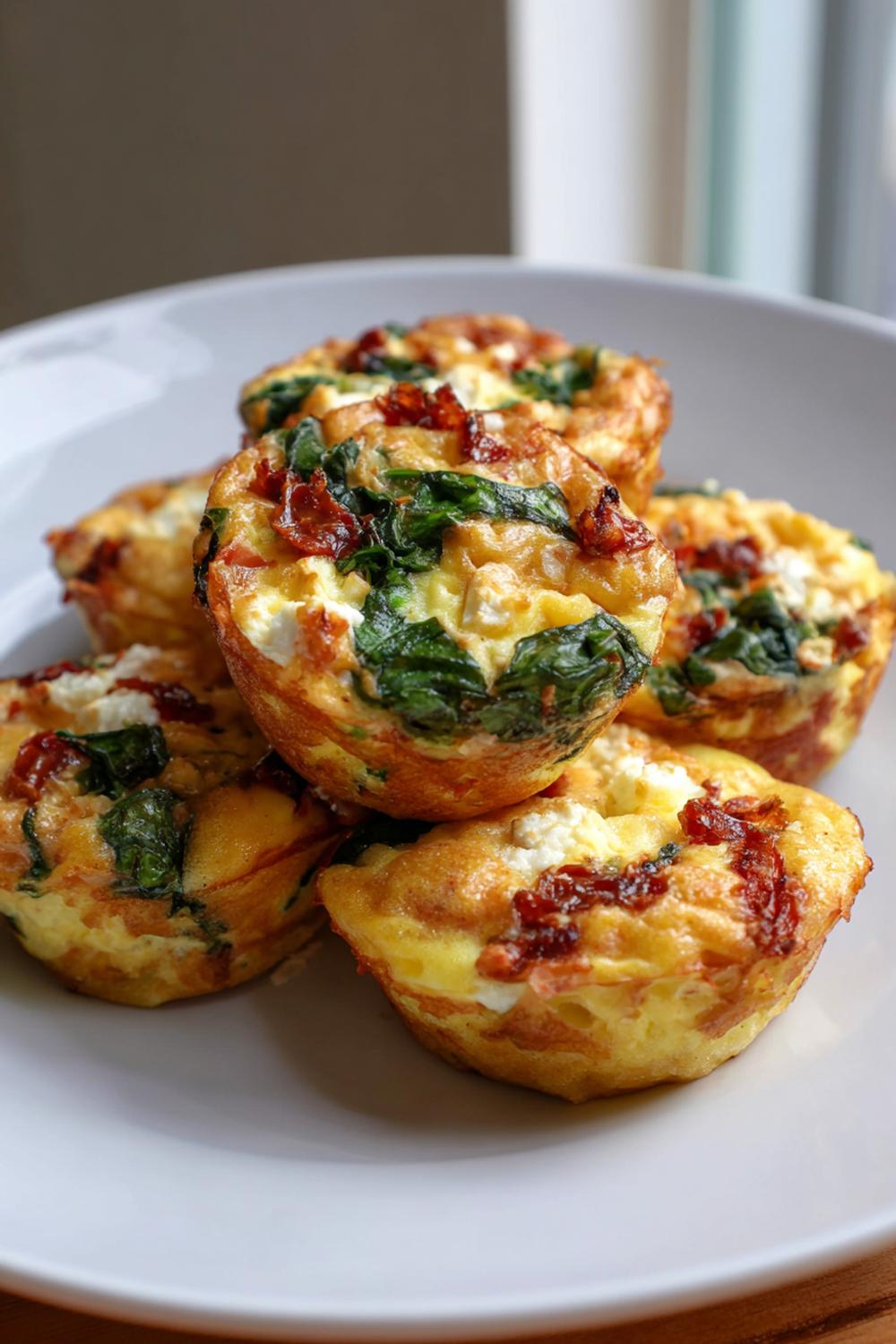 10. Gluten Free Athlete Meals 2026: Breakfast Egg Muffins with Spinach, Feta, and Sun-Dried Tomatoes