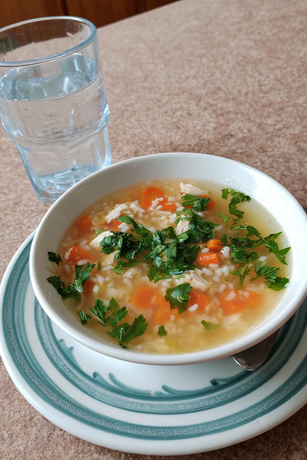 32. Gluten Free Athlete Meals 2026: Recovery Chicken and Rice Soup with Carrots and Parsley