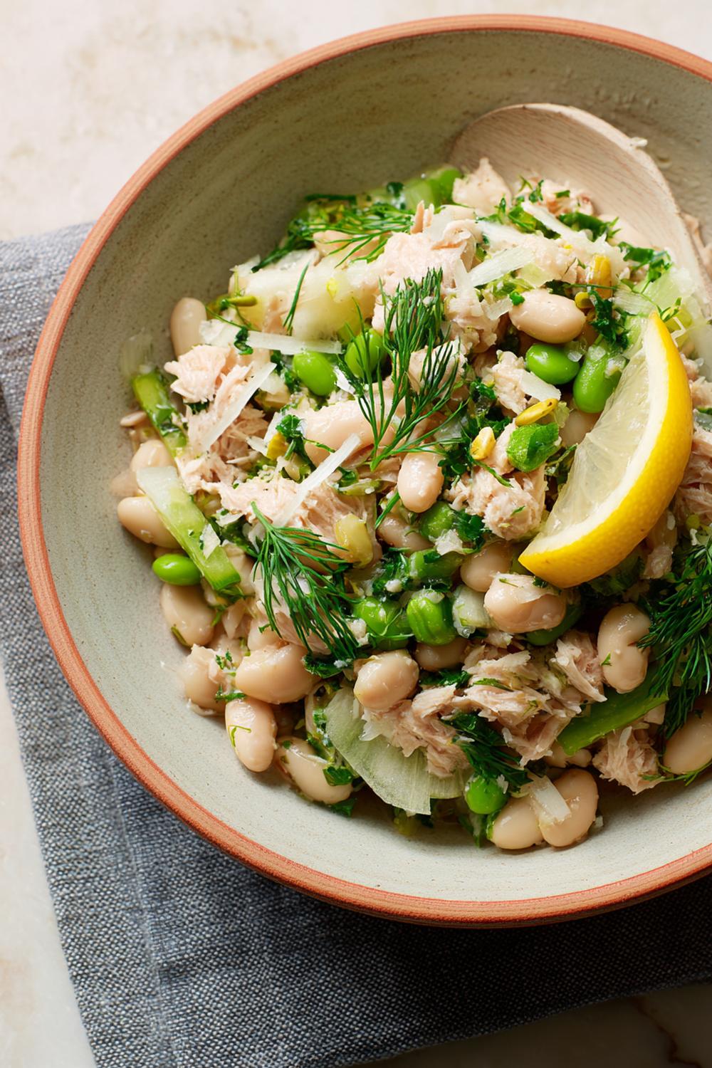 12. Healthy Recipes for Athletes 2026: Tuna and White Bean Salad with Lemon Zest and Crunchy Celery