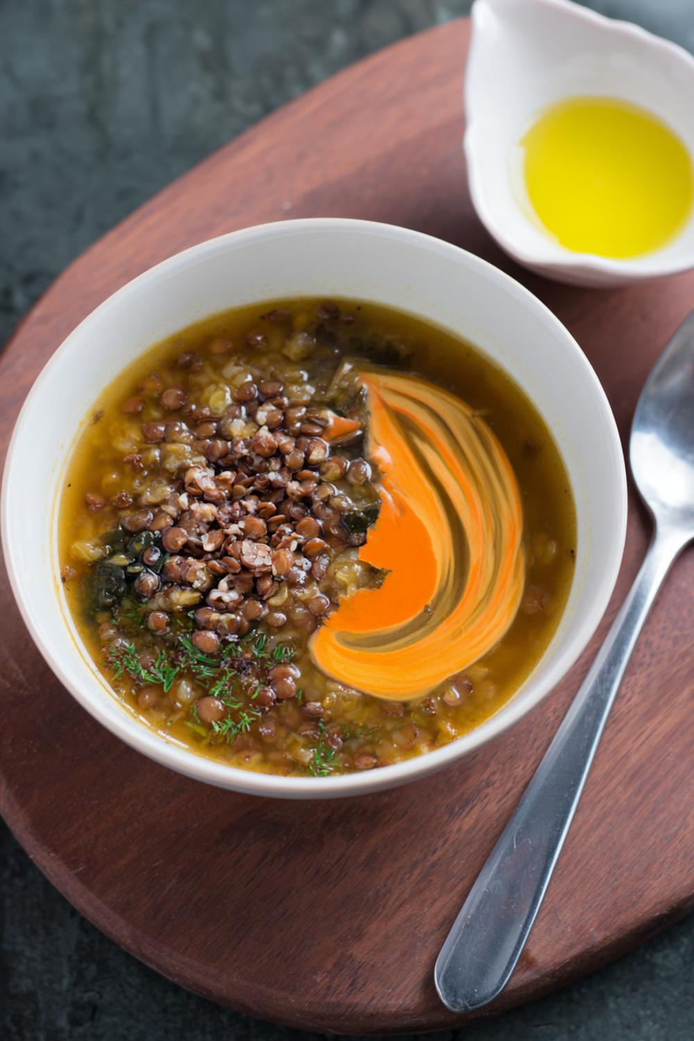 5. Healthy Recipes for Athletes 2026: Lentil and Brown Rice “Training Day” Soup with Smoked Paprika Swirl
