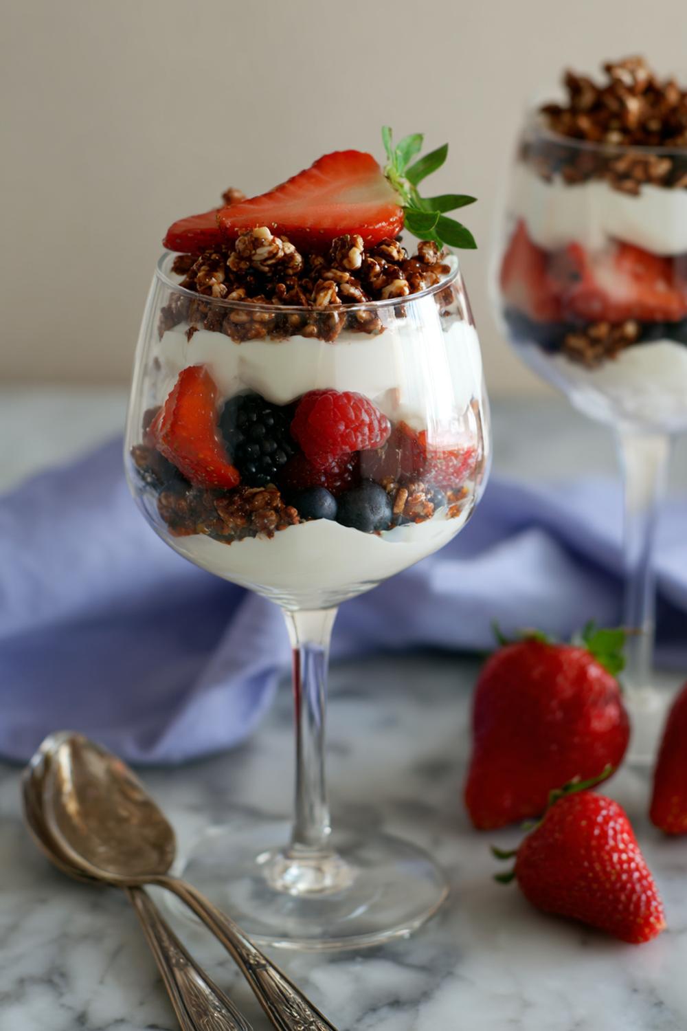 7. Healthy Recipes for Athletes 2026: Cottage Cheese Berry Parfait with Cocoa Nib Crunch
