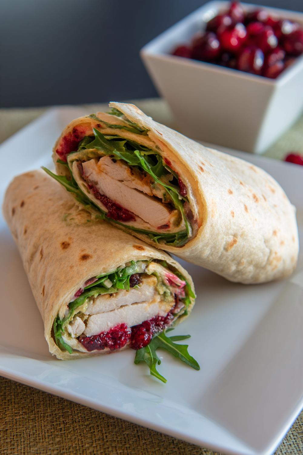 2. Healthy Wraps Meal Prep 2026: Roasted Turkey, Cranberry Mustard, and Arugula Wraps