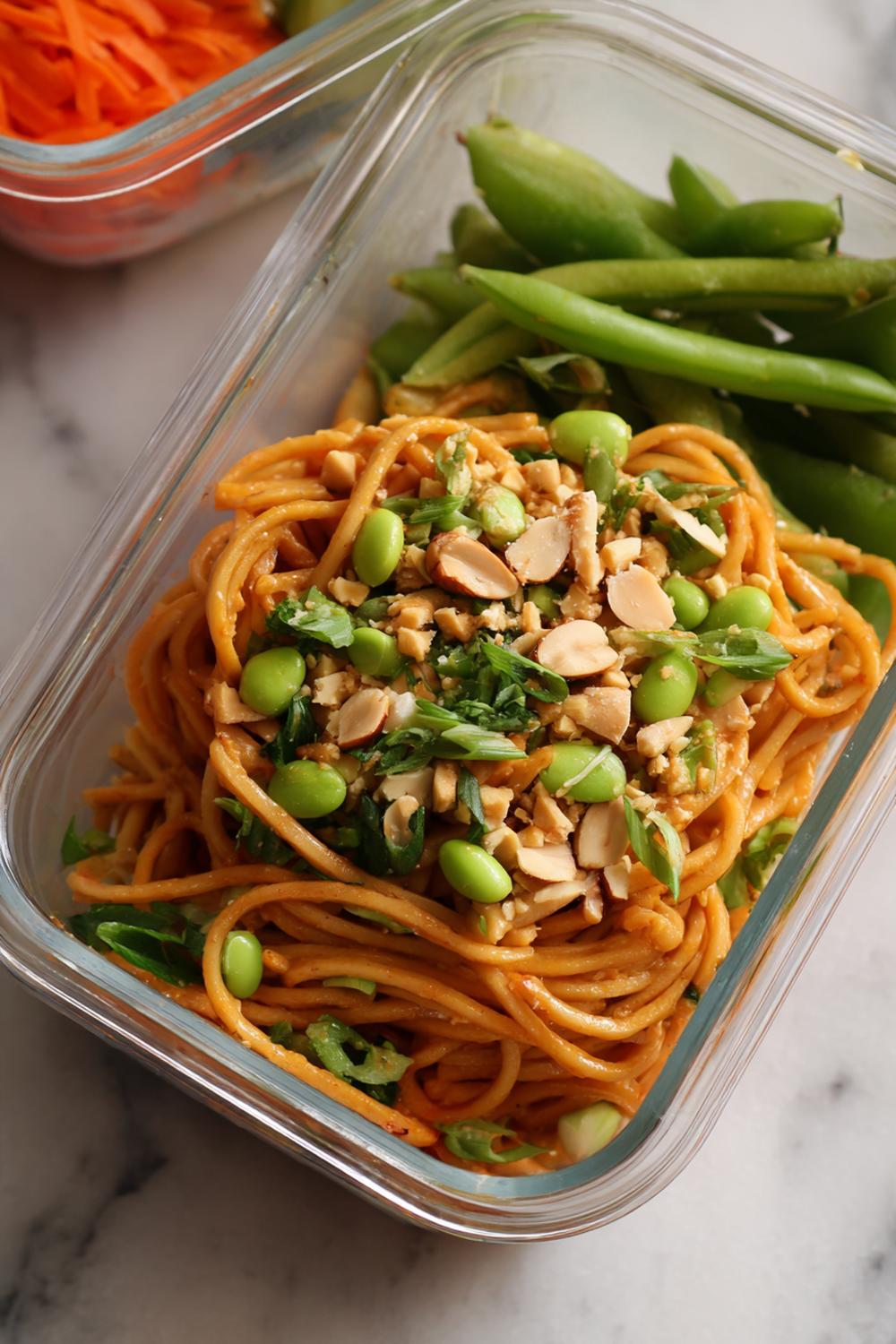 10. Peanut Noodle Lunch Box High Carb Meals Athletes 2026