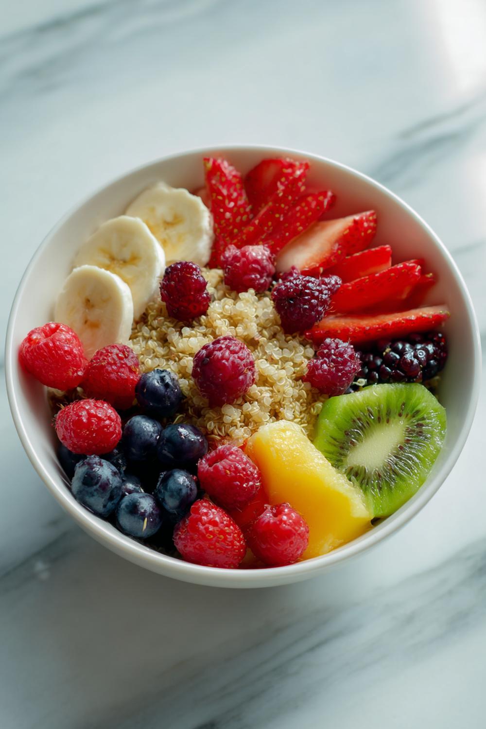 11. Quinoa Fruit Salad Bowl High Carb Meals Athletes 2026