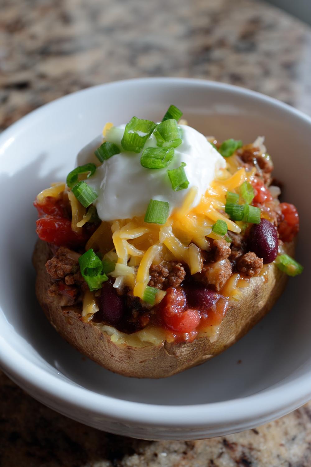 13. Baked Potato Chili Bowl High Carb Meals Athletes 2026