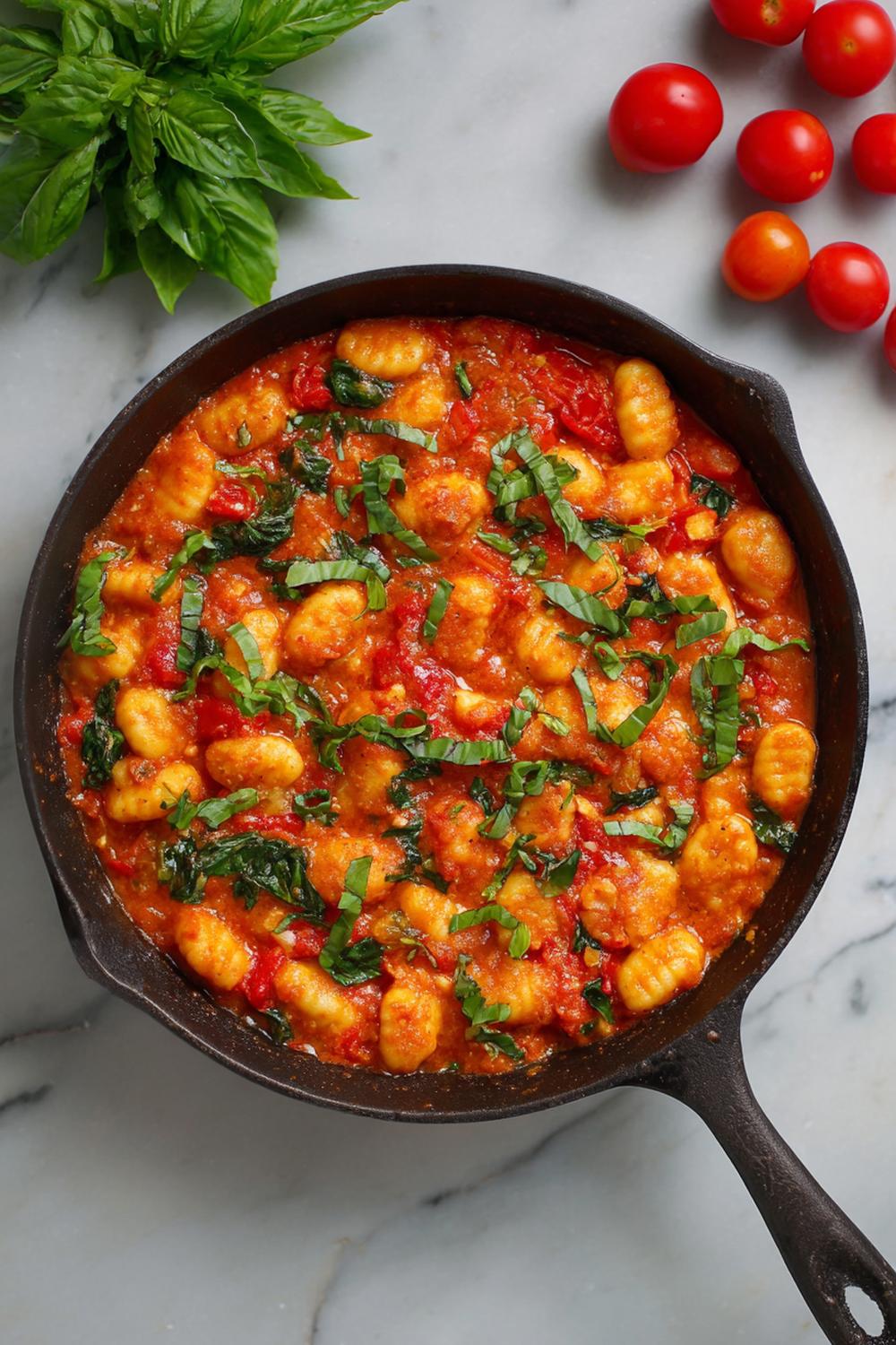 9. Tomato Basil Gnocchi Skillet High Carb Meals Athletes 2026