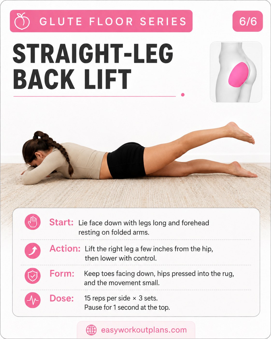 The Kneeling Glute Kickback Workout I Teach On Repeat