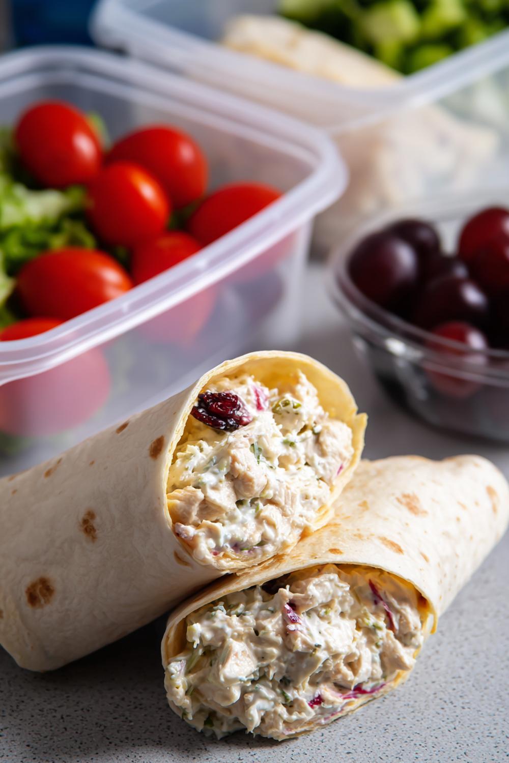 5. Lean Bulking Meal Prep 2026 Greek Yogurt Chicken Salad Wrap Kits