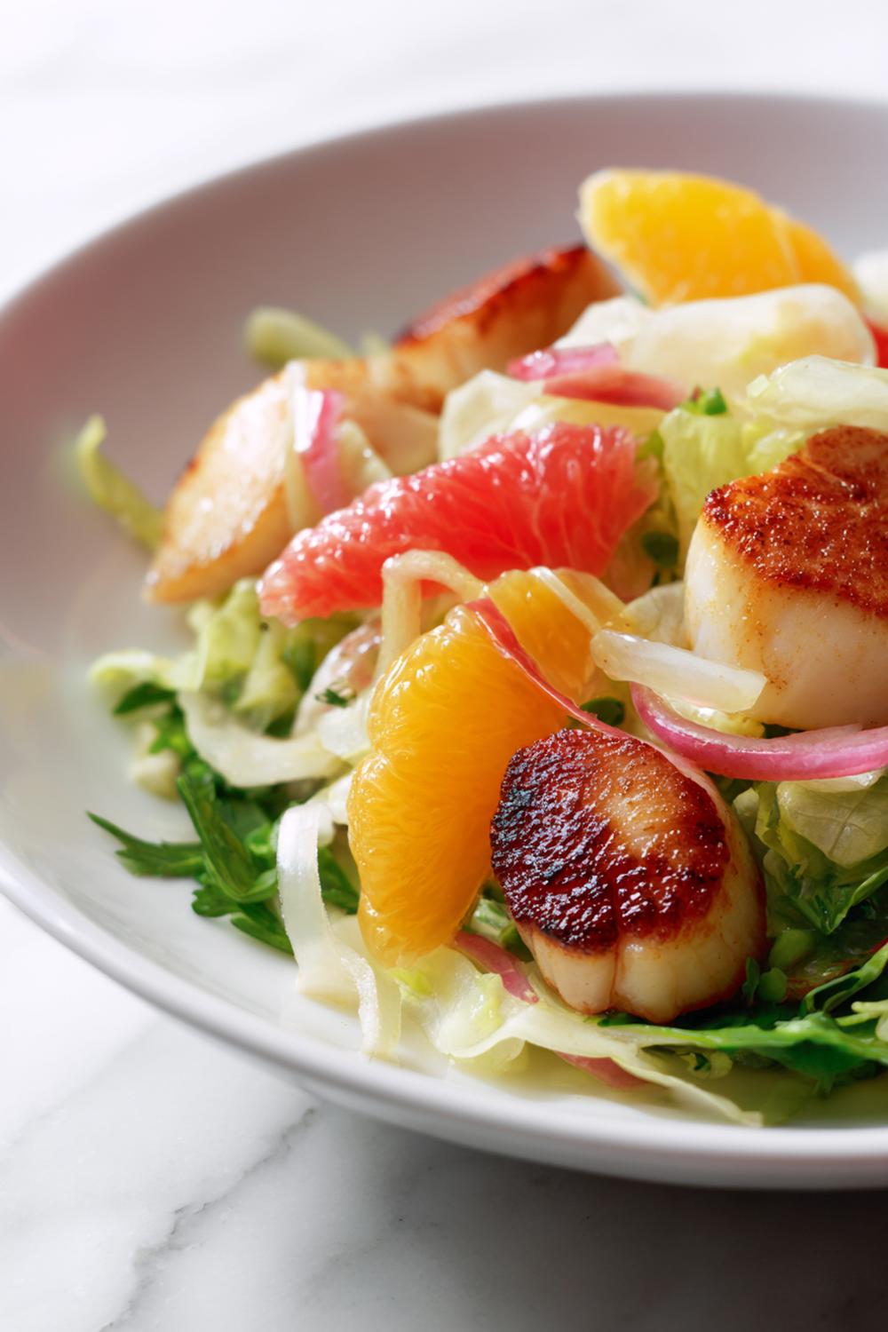 34. Scallop and Citrus Fennel Salad Protein Meal