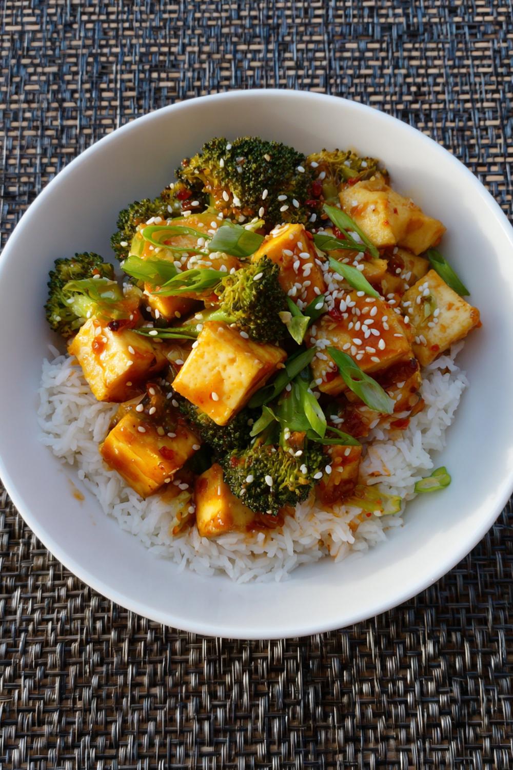 7. Tofu and Broccoli Ginger Stir-Fry Protein Meal