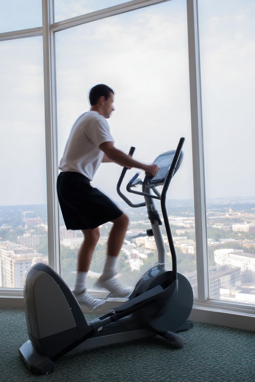 15. Elliptical Low Impact Weight Loss Workout Hill Climb with Long Strides