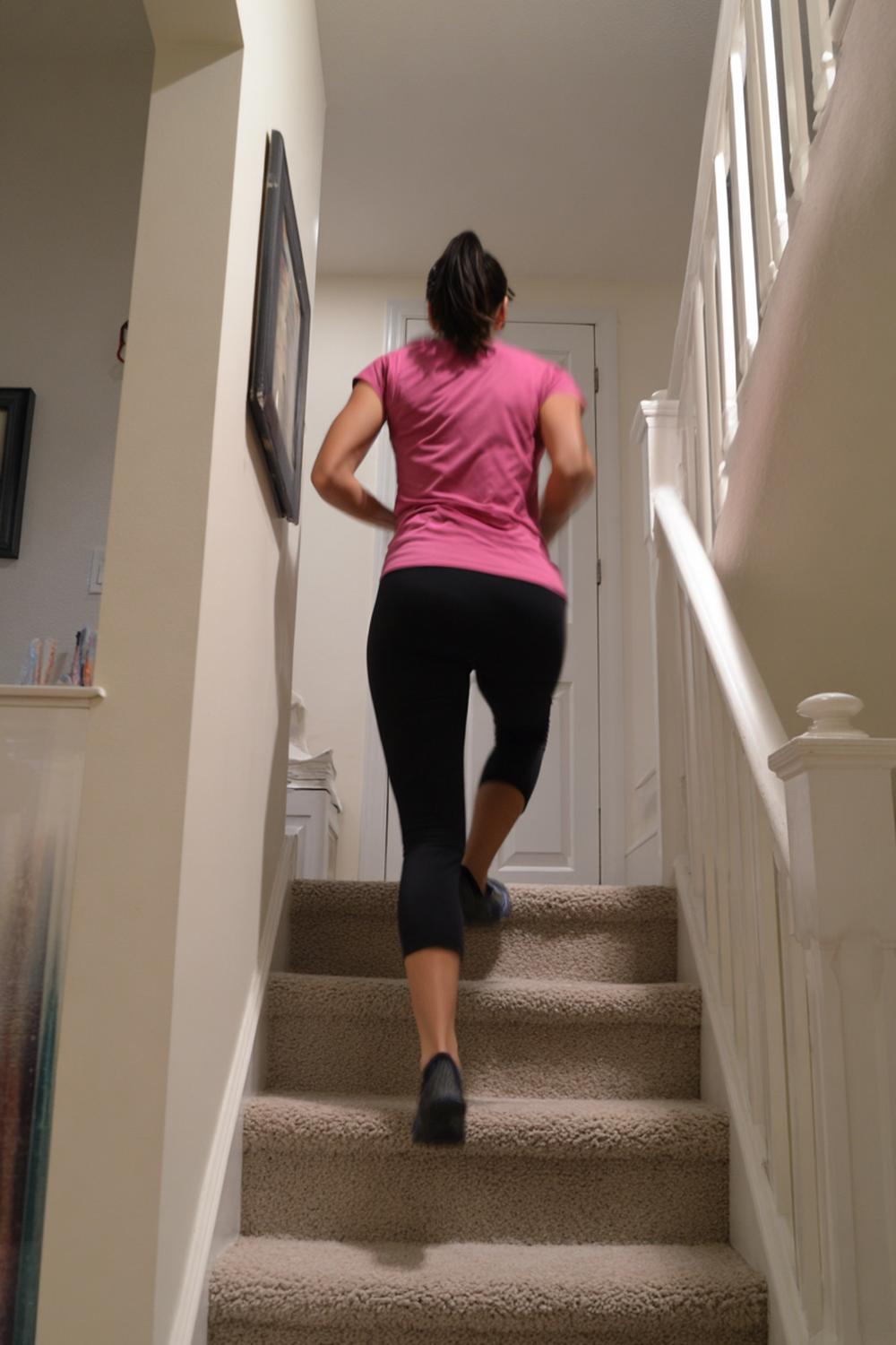4. No Equipment Weight Loss Workout Staircase Intervals With Crisp Sprints and Slow Descents