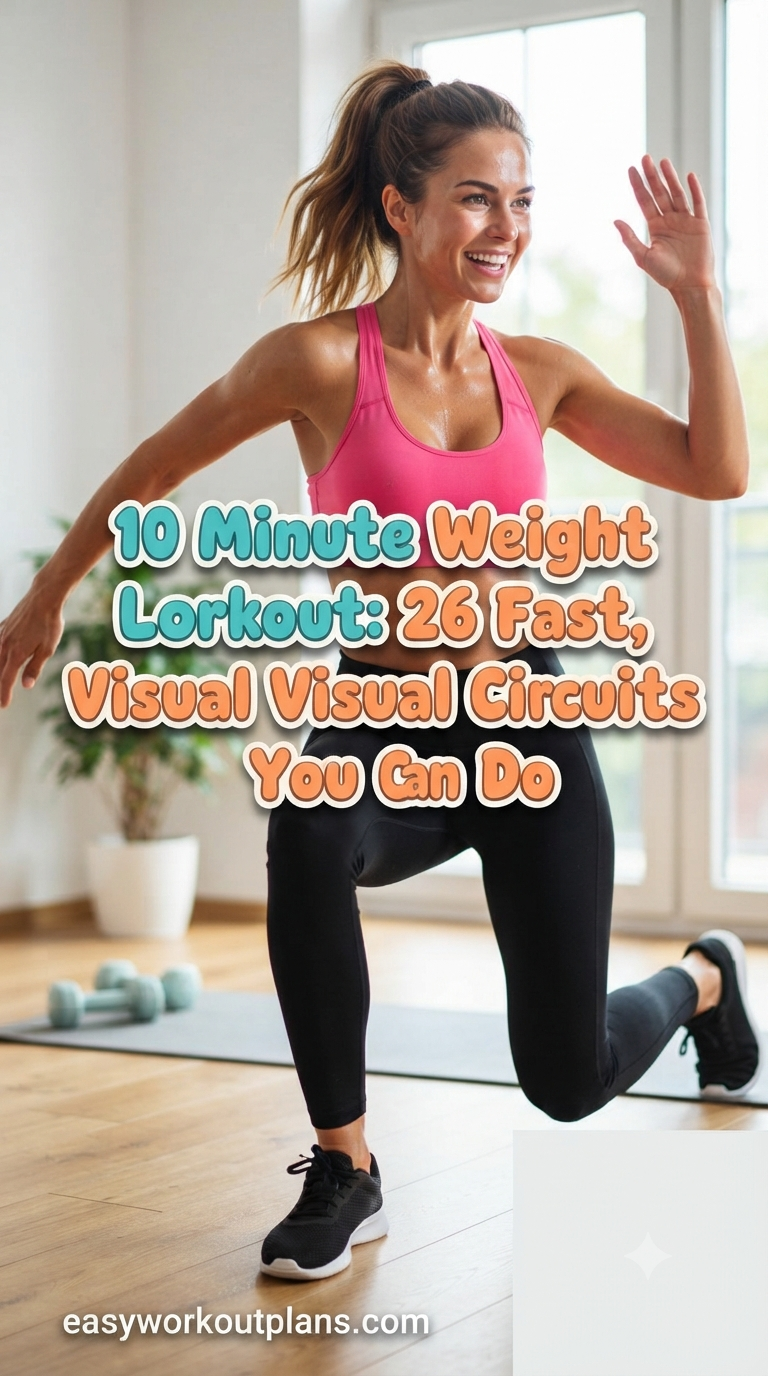 10 Minute Weight Loss Workout: 26 Fast, Visual Circuits You Can Do Anywhere