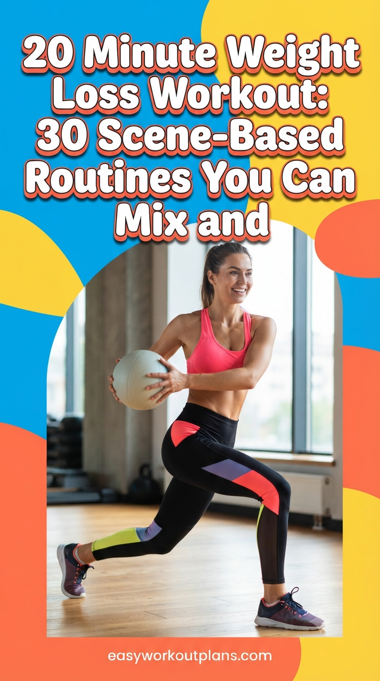 20 Minute Weight Loss Workout: 30 Scene-Based Routines You Can Mix and Match