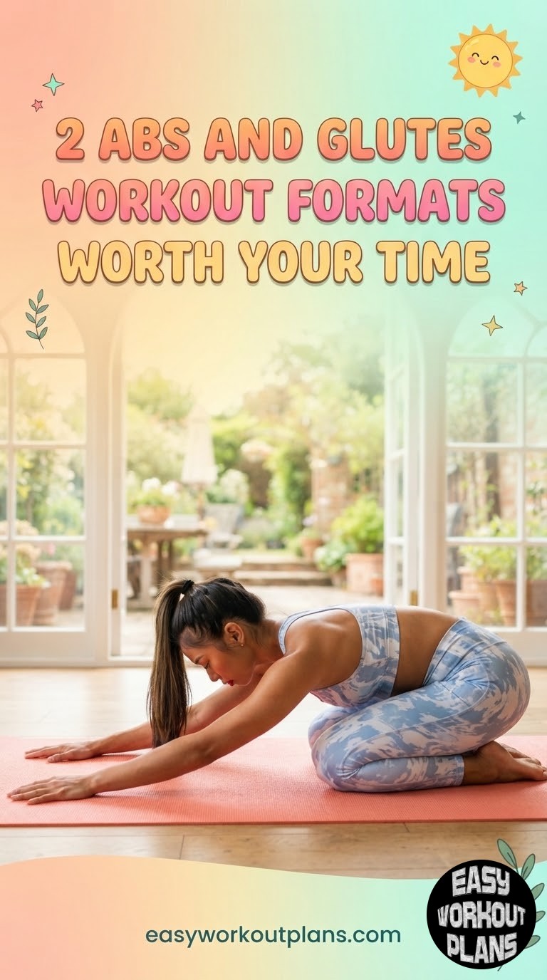2 Abs And Glutes Workout Formats Worth Your Time