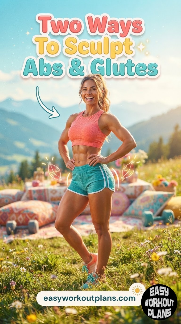 Two Ways To Sculpt Abs & Glutes