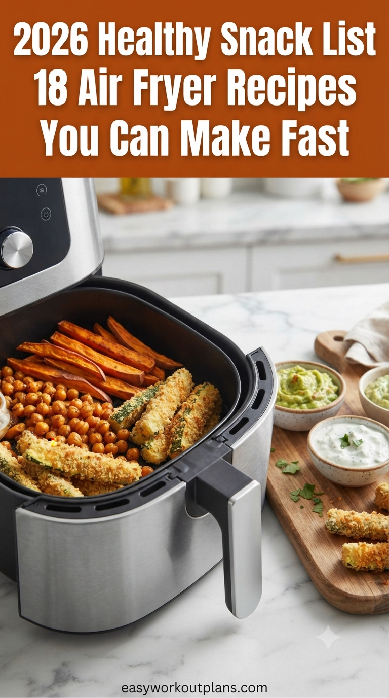 2026 Healthy Snack List 18 Air Fryer Recipes You Can Make Fast
