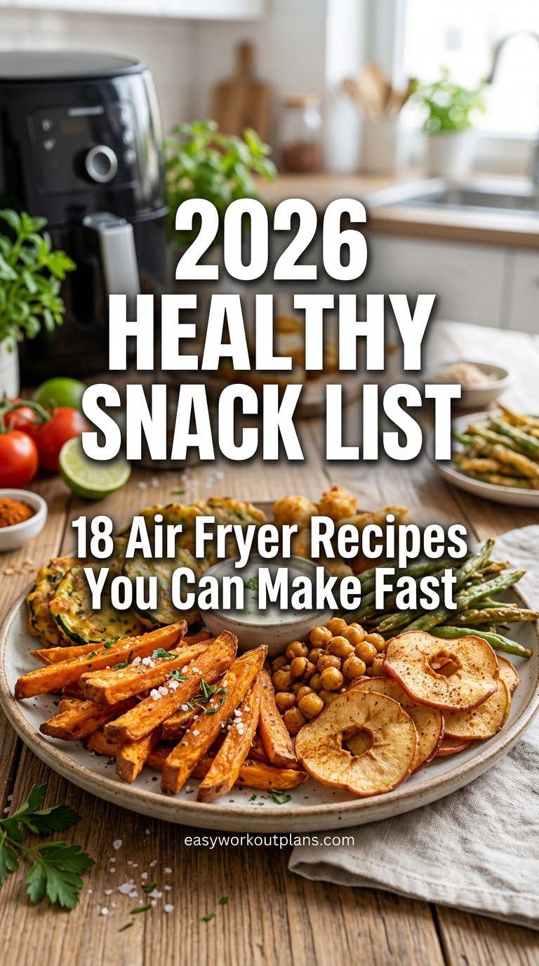 2026 Healthy Snack List 18 Air Fryer Recipes You Can Make Fast