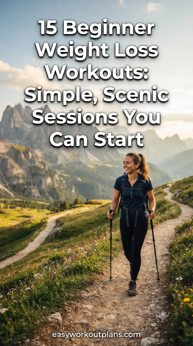 15 Beginner Weight Loss Workouts: Simple, Scenic Sessions You Can Start Today