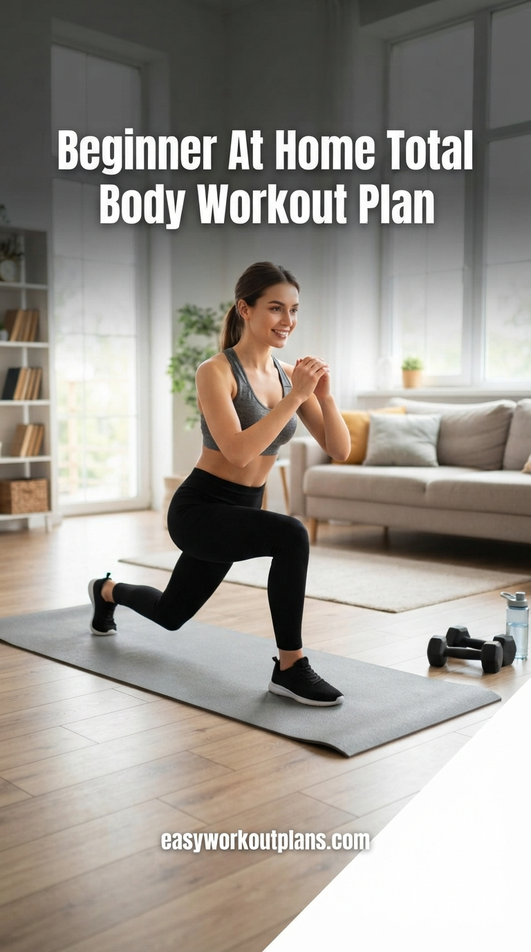 Beginner At Home Total Body Workout Plan