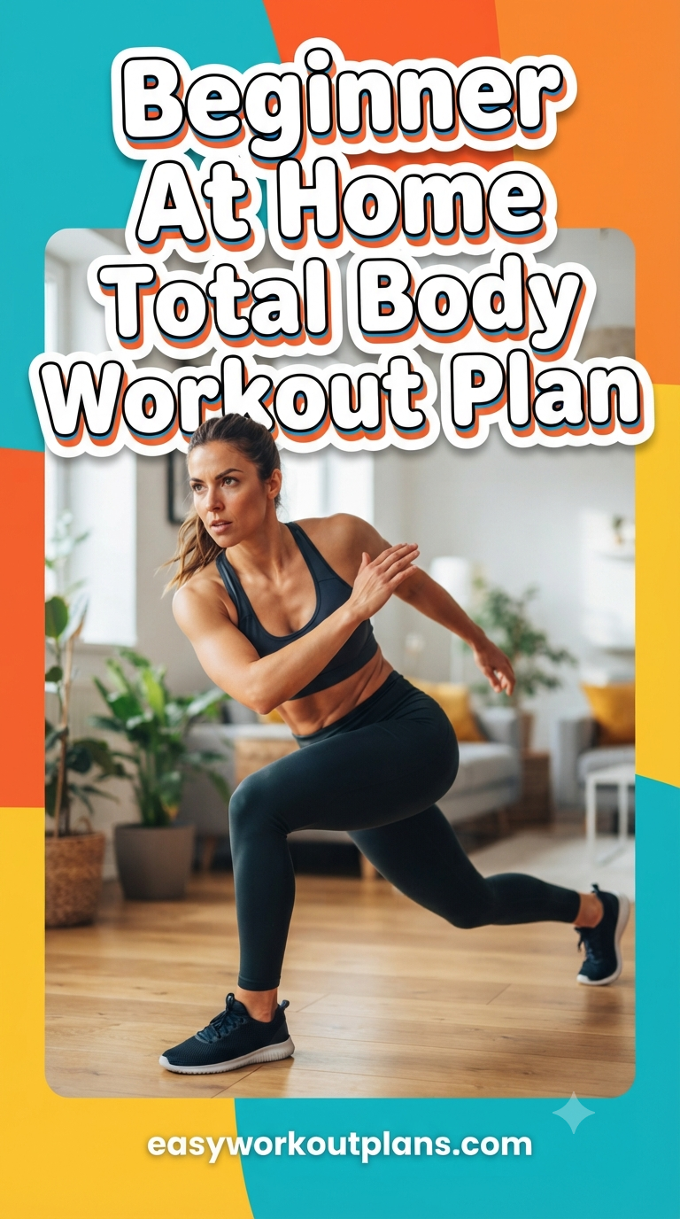 Beginner At Home Total Body Workout Plan