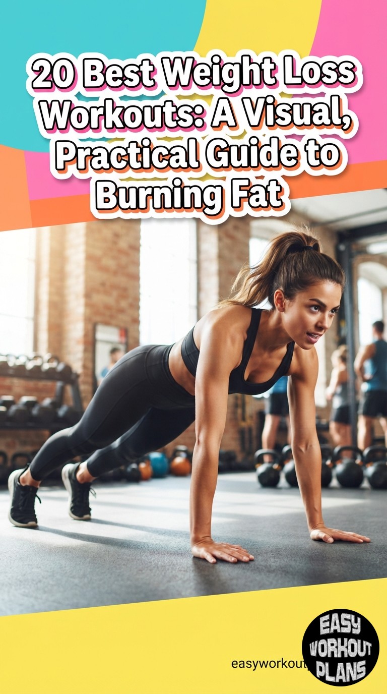 20 Best Weight Loss Workouts: A Visual, Practical Guide to Burning Fat and Building Momentum