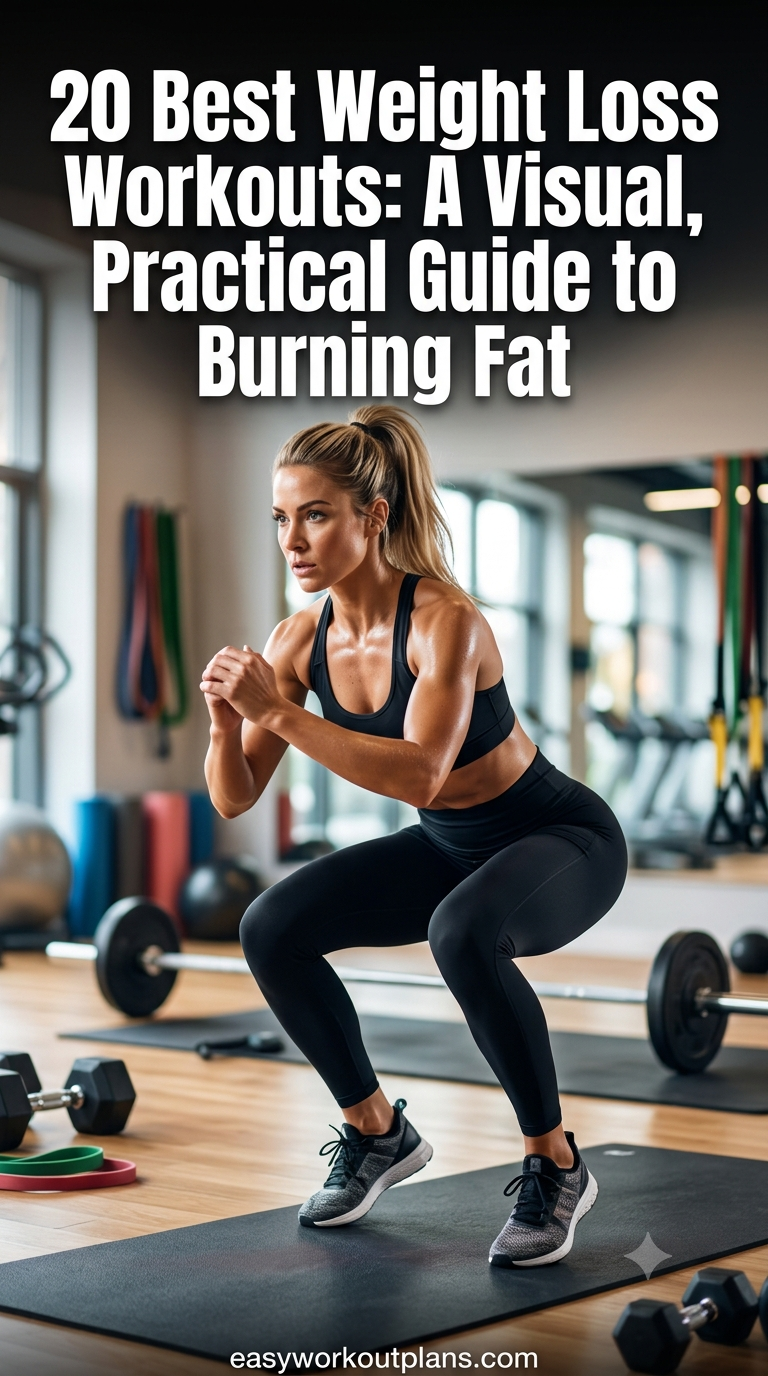 20 Best Weight Loss Workouts: A Visual, Practical Guide to Burning Fat and Building Momentum