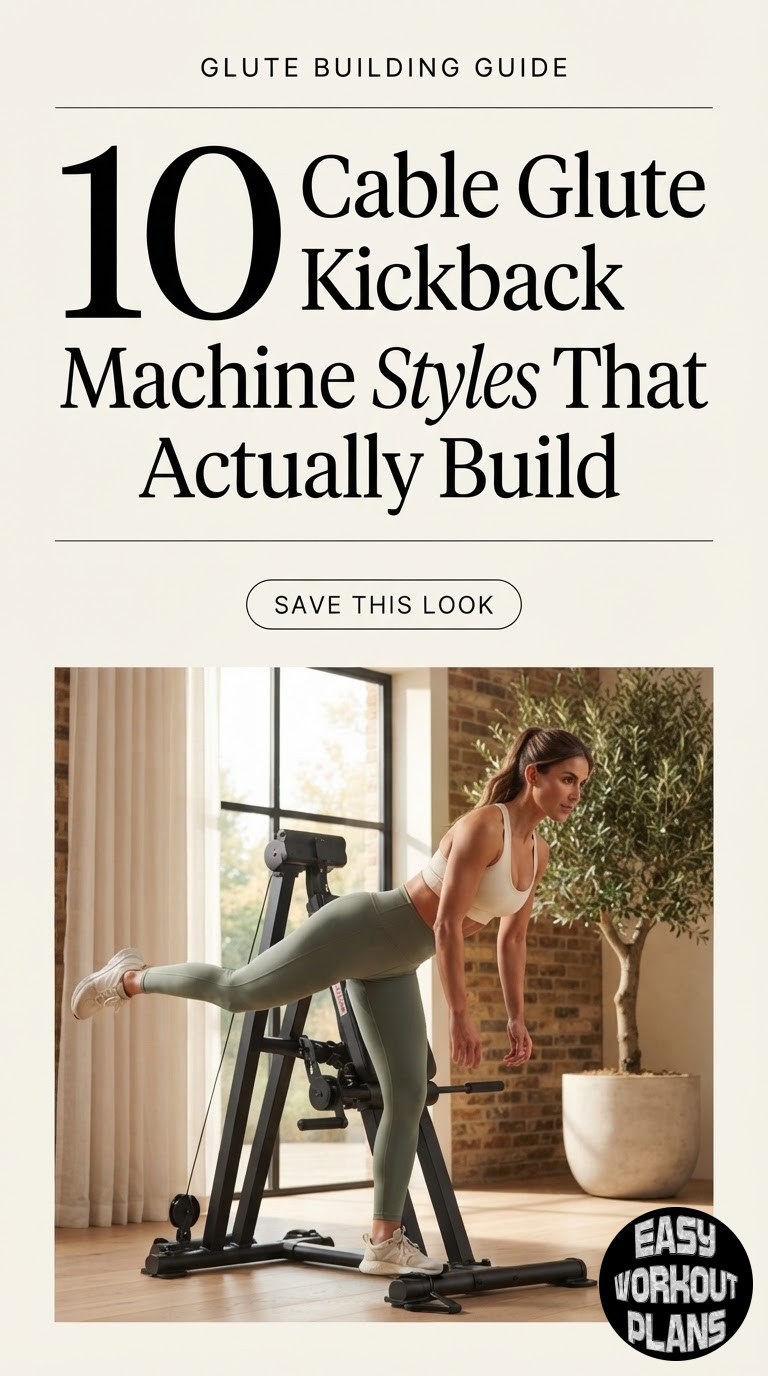 10 Cable Glute Kickback Machine Styles That Actually Build