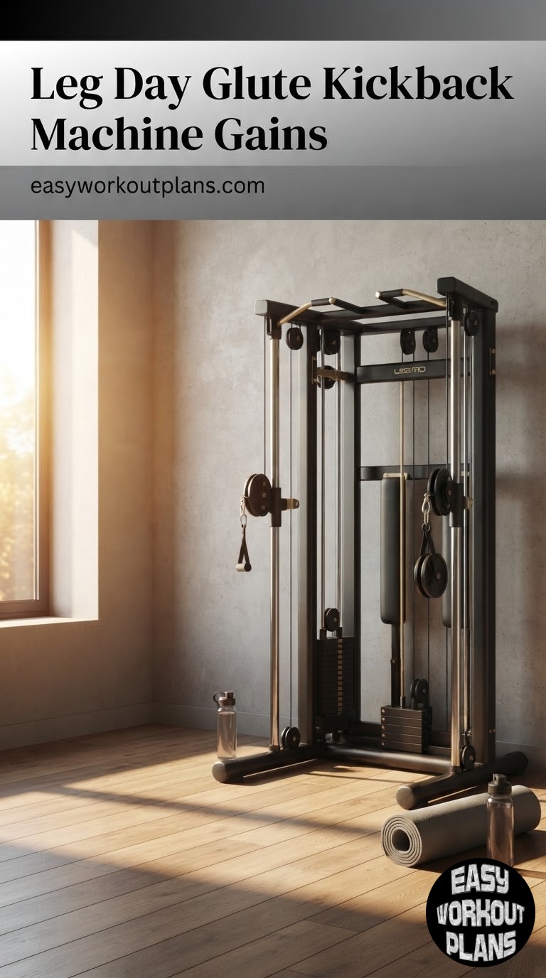 Leg Day Glute Kickback Machine Gains