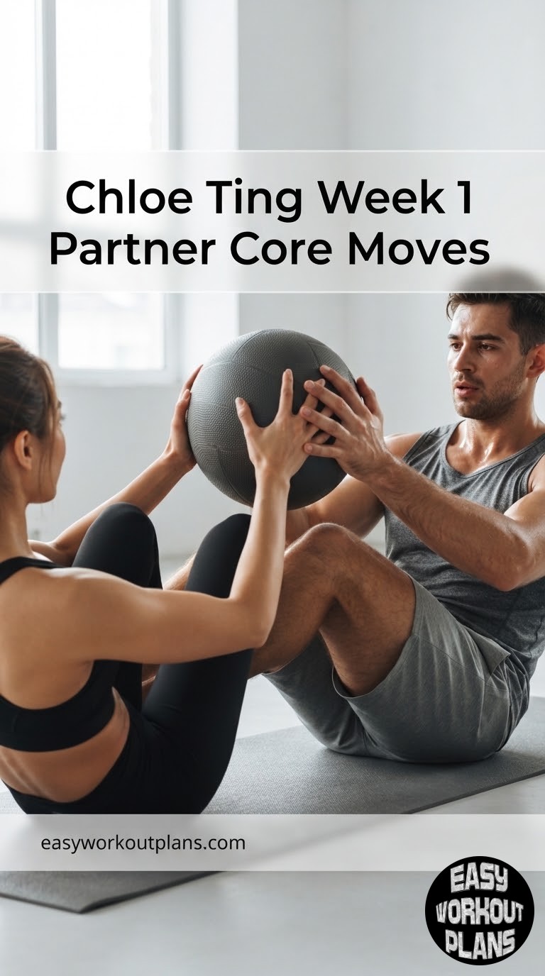 Chloe Ting Week 1 Partner Core Moves