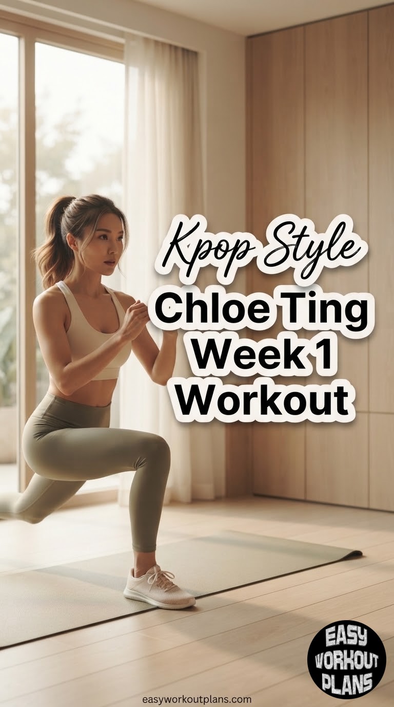 Kpop Style Chloe Ting Week 1 Workout