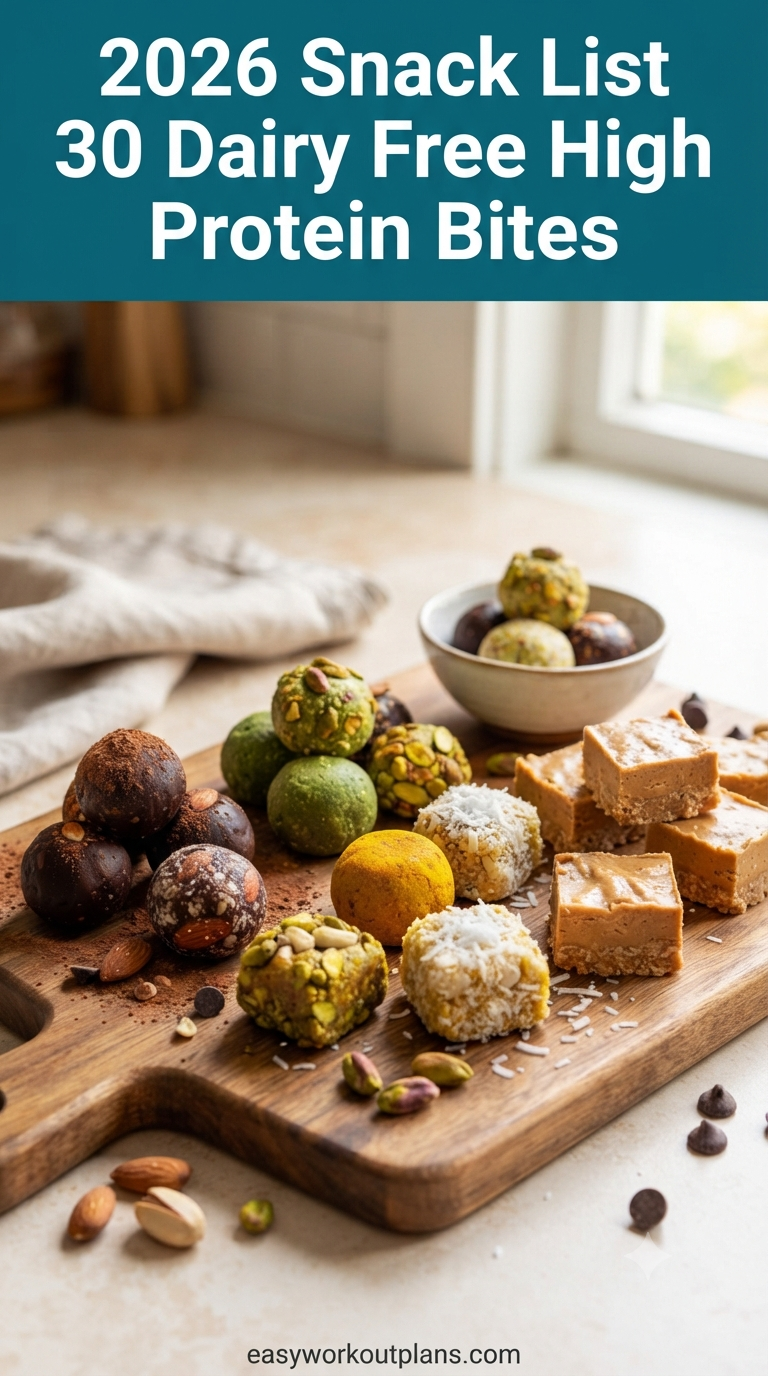 2026 Snack List 30 Dairy Free High Protein Bites