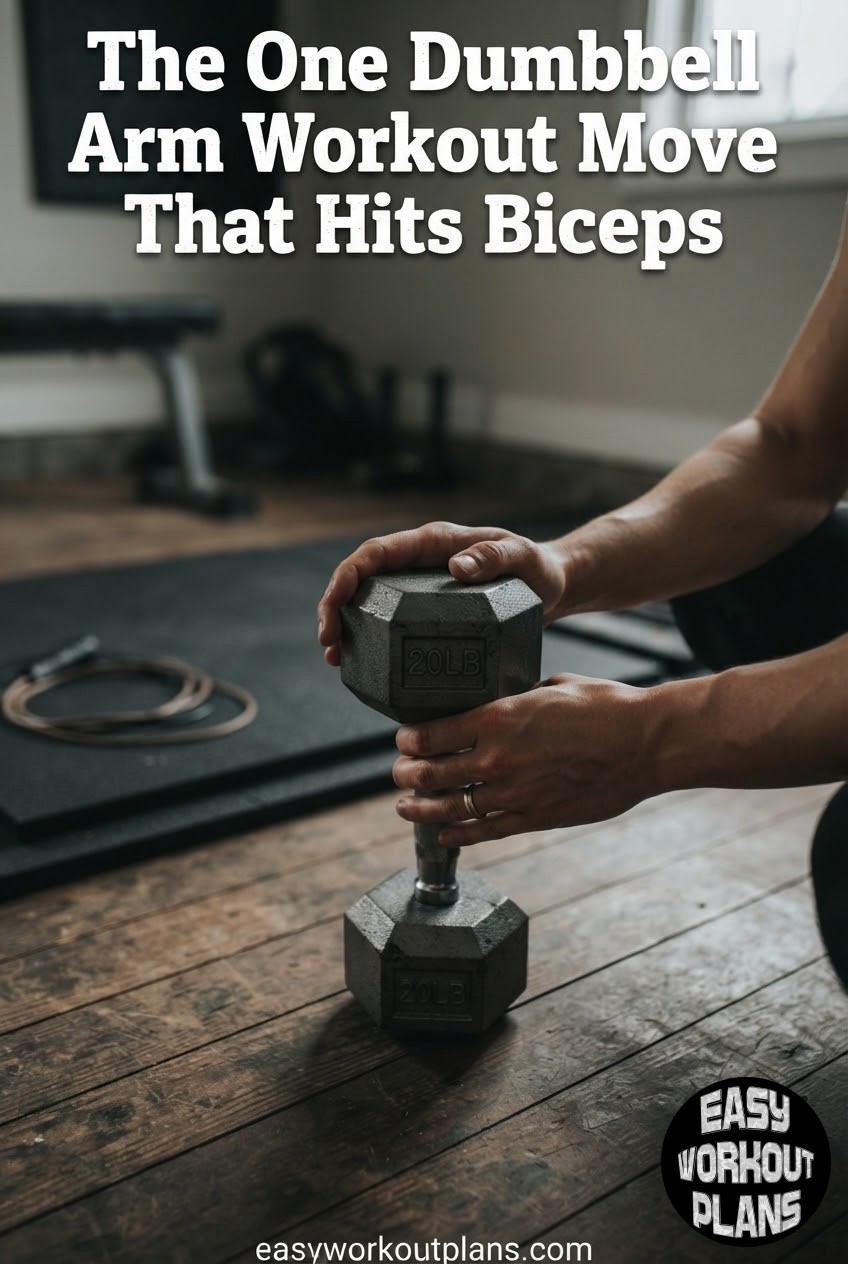 The One Dumbbell Arm Workout Move That Hits Biceps,