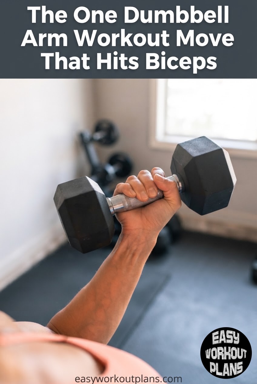 The One Dumbbell Arm Workout Move That Hits Biceps,