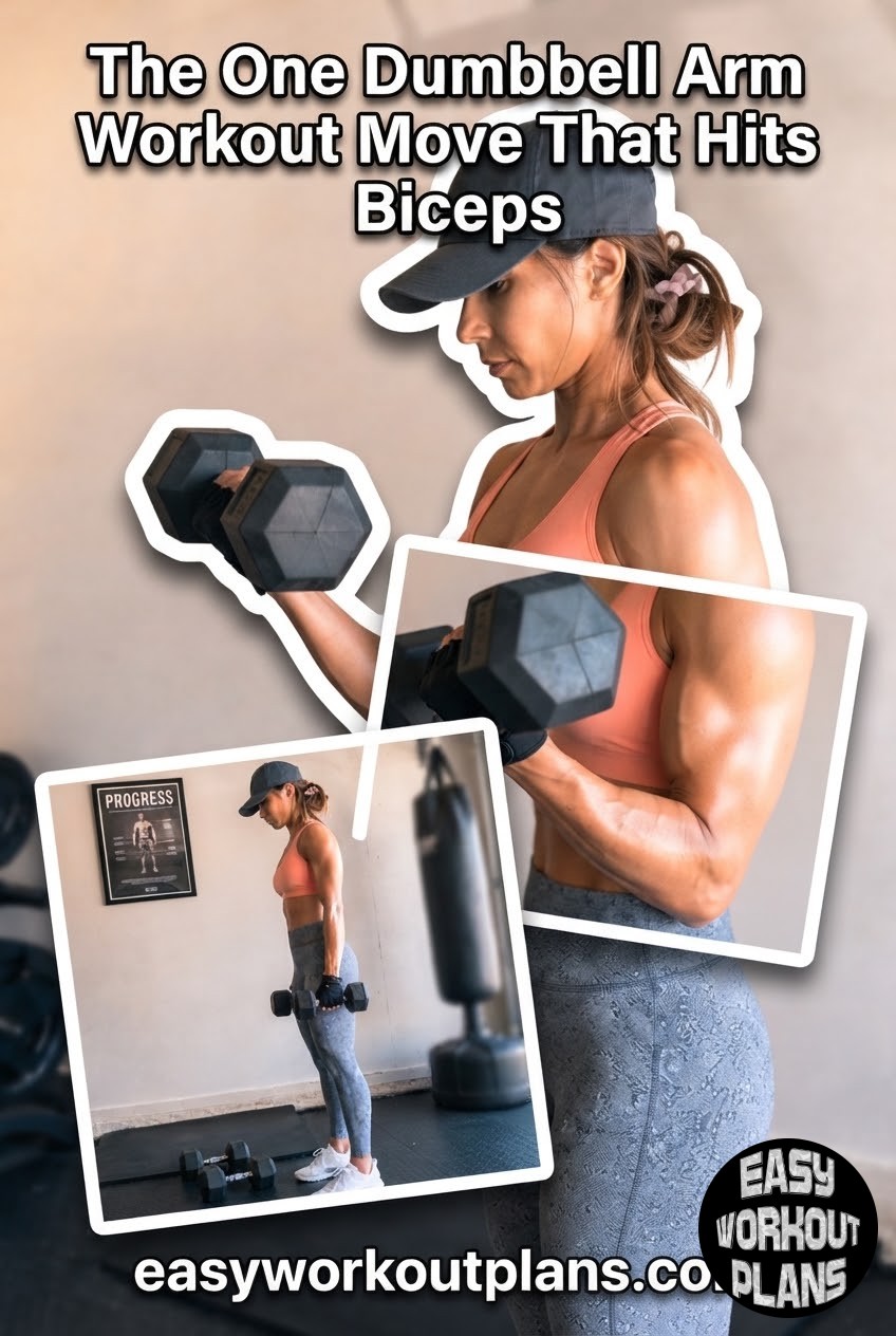 The One Dumbbell Arm Workout Move That Hits Biceps,