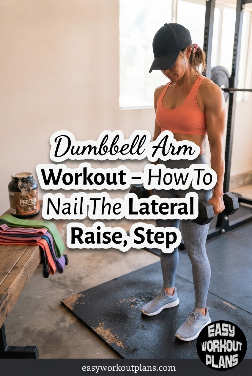 Dumbbell Arm Workout - How To Nail The Lateral Raise, Step