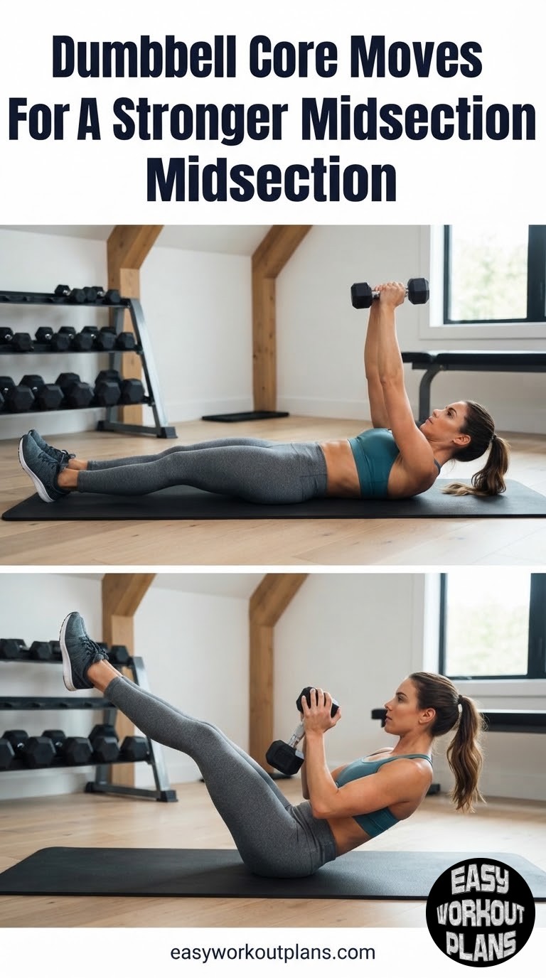 Dumbbell Core Moves For A Stronger Midsection