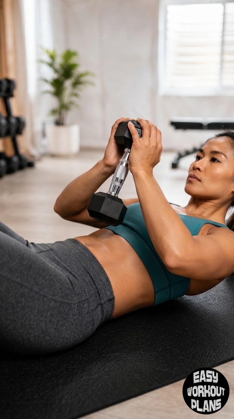 Dumbbell Floor Moves For A Strong Core