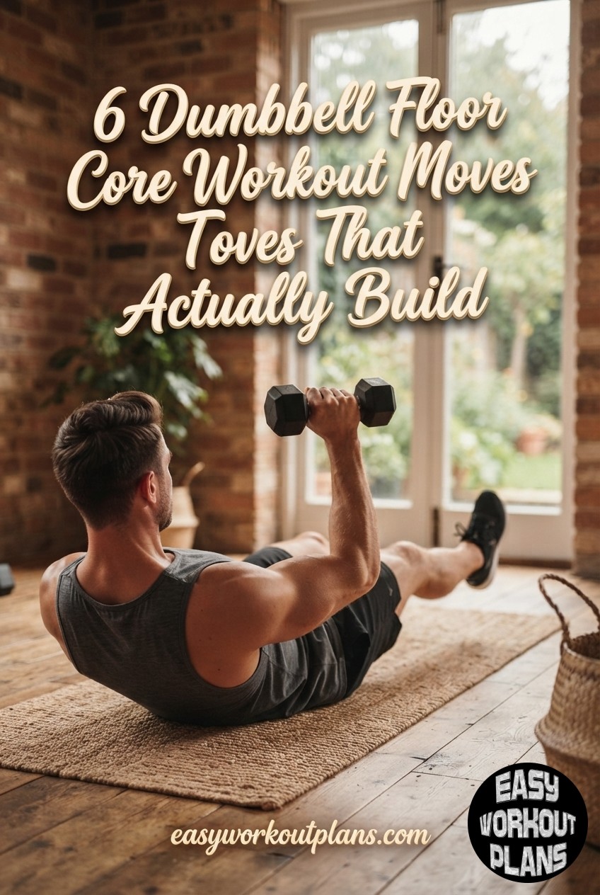 6 Dumbbell Floor Core Workout Moves That Actually Build
