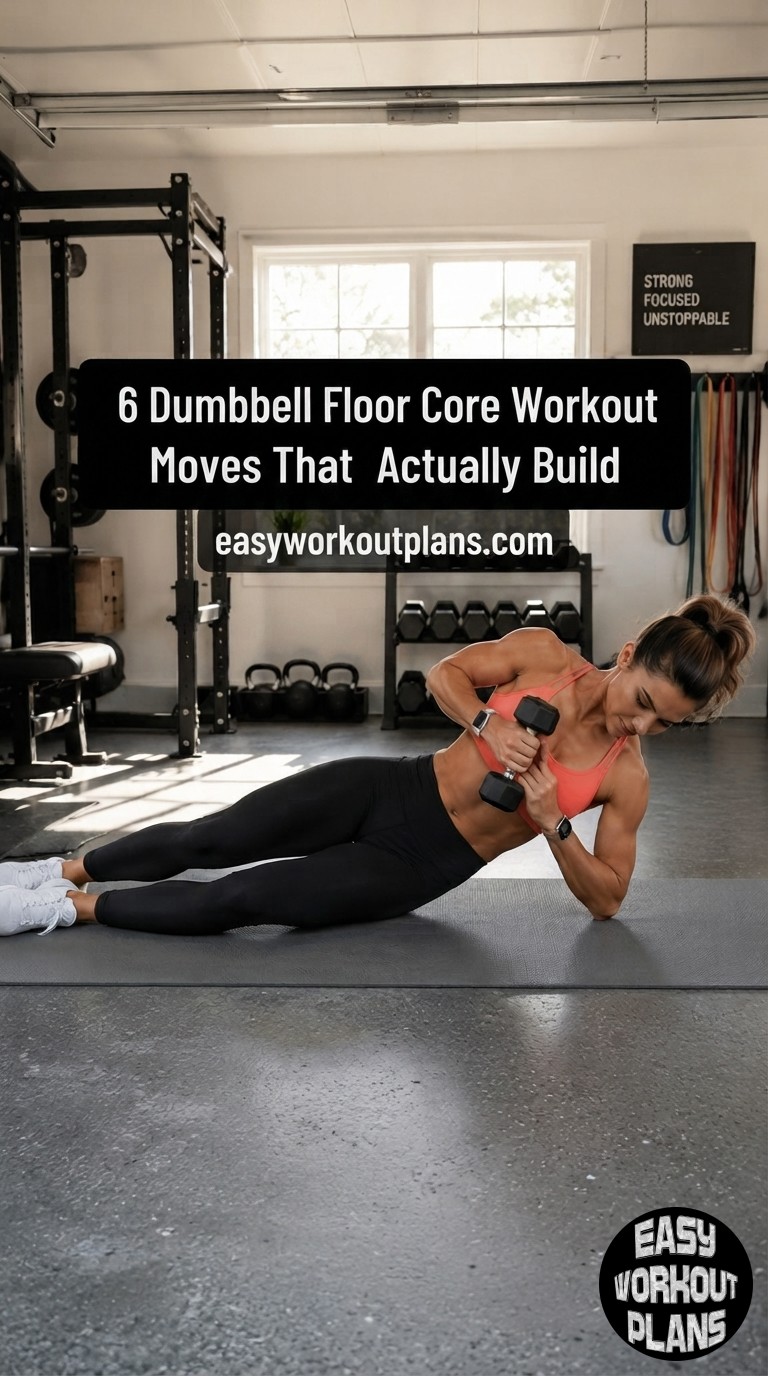 6 Dumbbell Floor Core Workout Moves That Actually Build