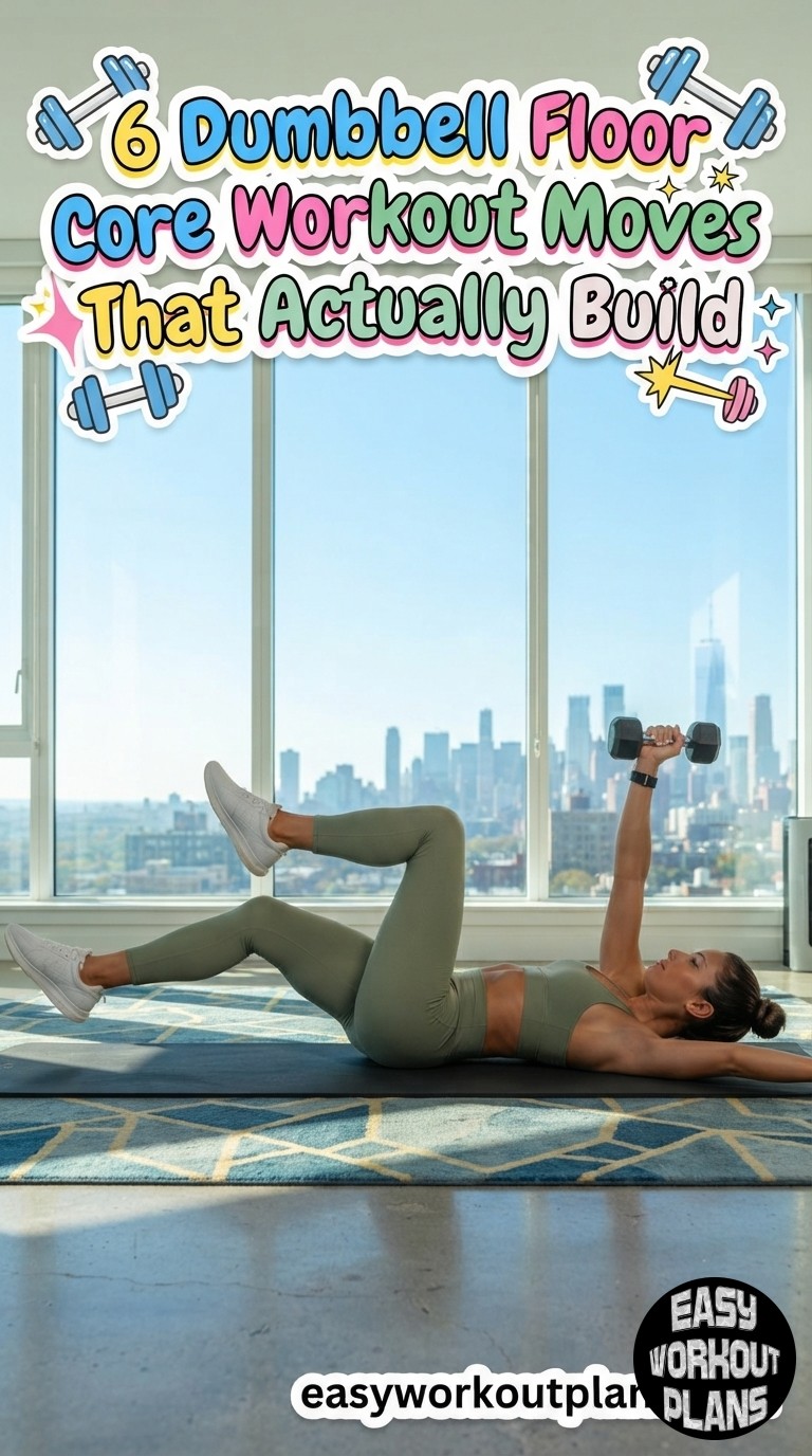 6 Dumbbell Floor Core Workout Moves That Actually Build
