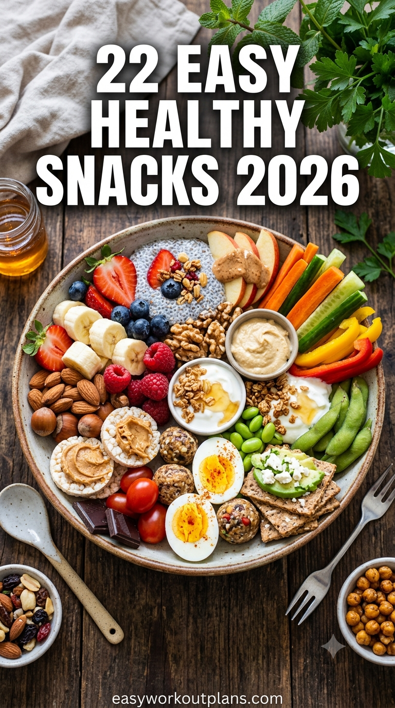 22 Easy Healthy Snacks 2026